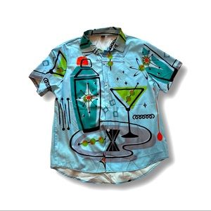 Vintage MCM style button down shirt!